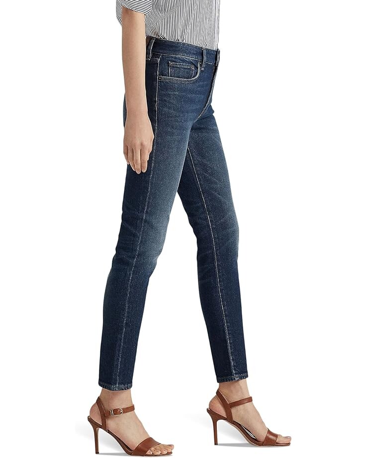 

Джинсы LAUREN Ralph Lauren High-Rise Ankle Skinny, цвет Noam Wash