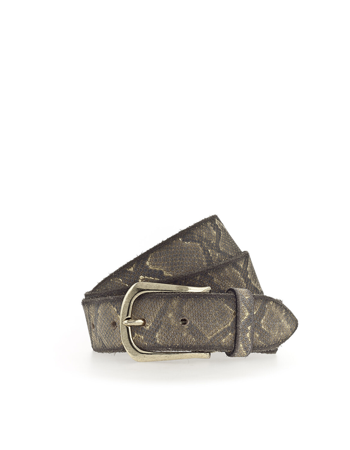 

Ремень b.belt Leder Sabia, цвет dunkel grau/gold metallic