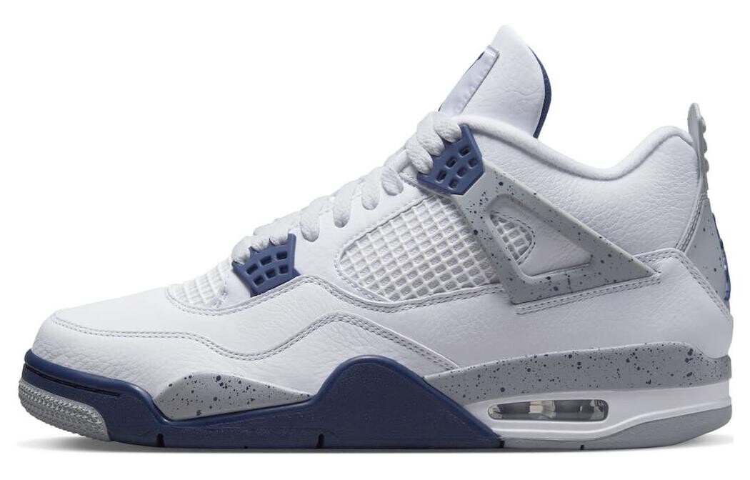 

Кроссовки Jordan 4 Retro White Midnight Navy