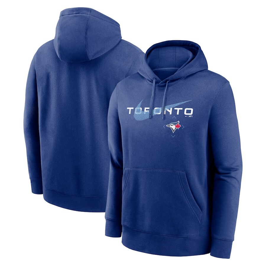 

Пуловер с капюшоном Nike Toronto Blue Jays, роял