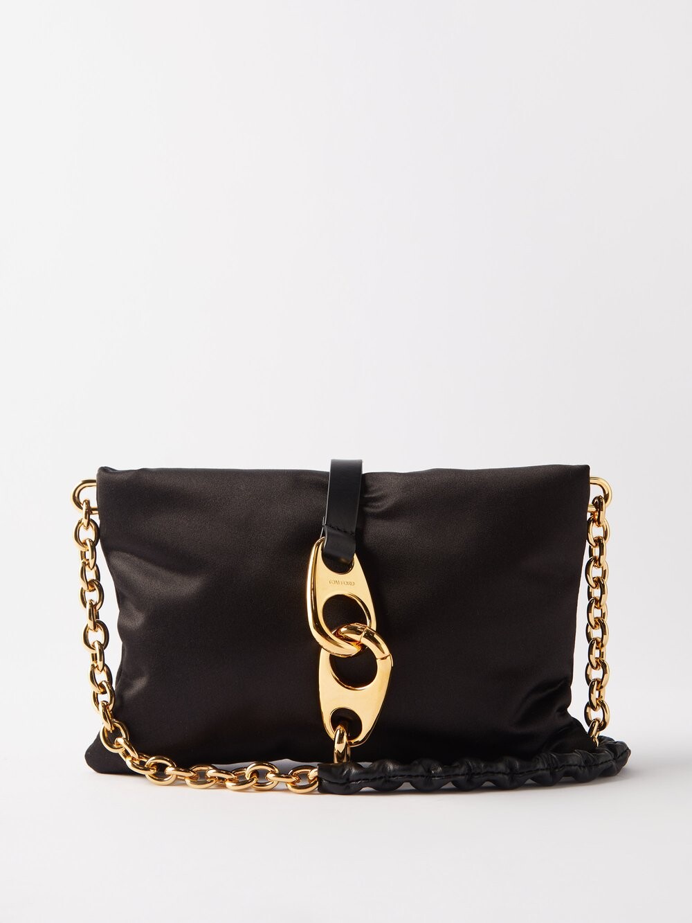 

Атласная сумка через плечо pillow carine Tom Ford, черный