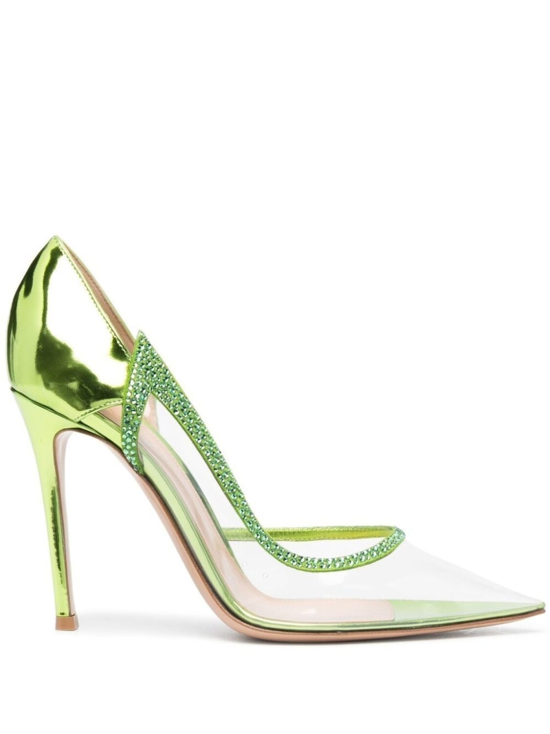 

Gianvito Rossi туфли с кристаллами, зеленый
