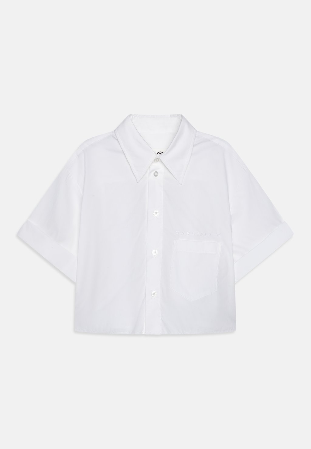 Блузка-рубашка MM6 Maison Margiela, цвет white