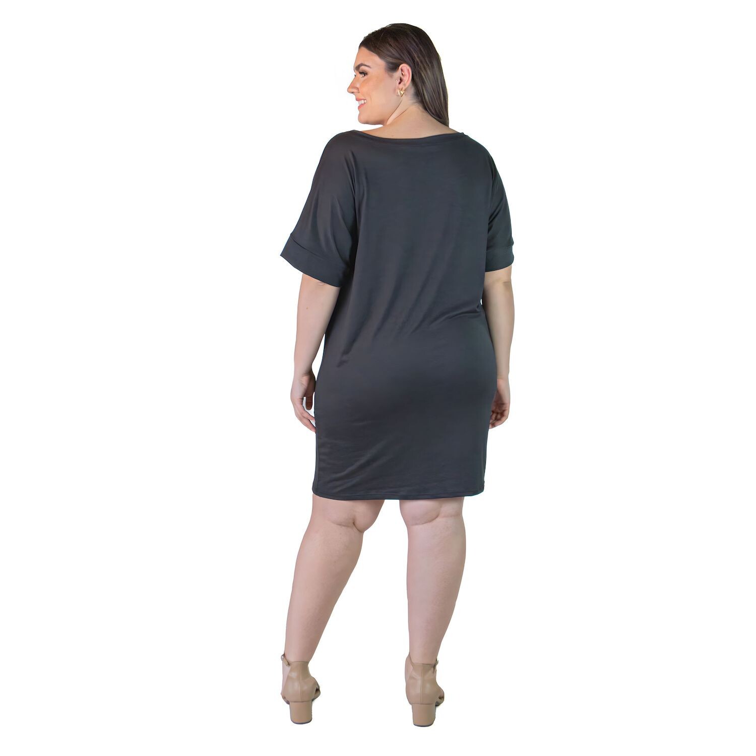 

Платье-футболка свободного кроя размера 24Seven Comfort Apparel 24Seven Comfort