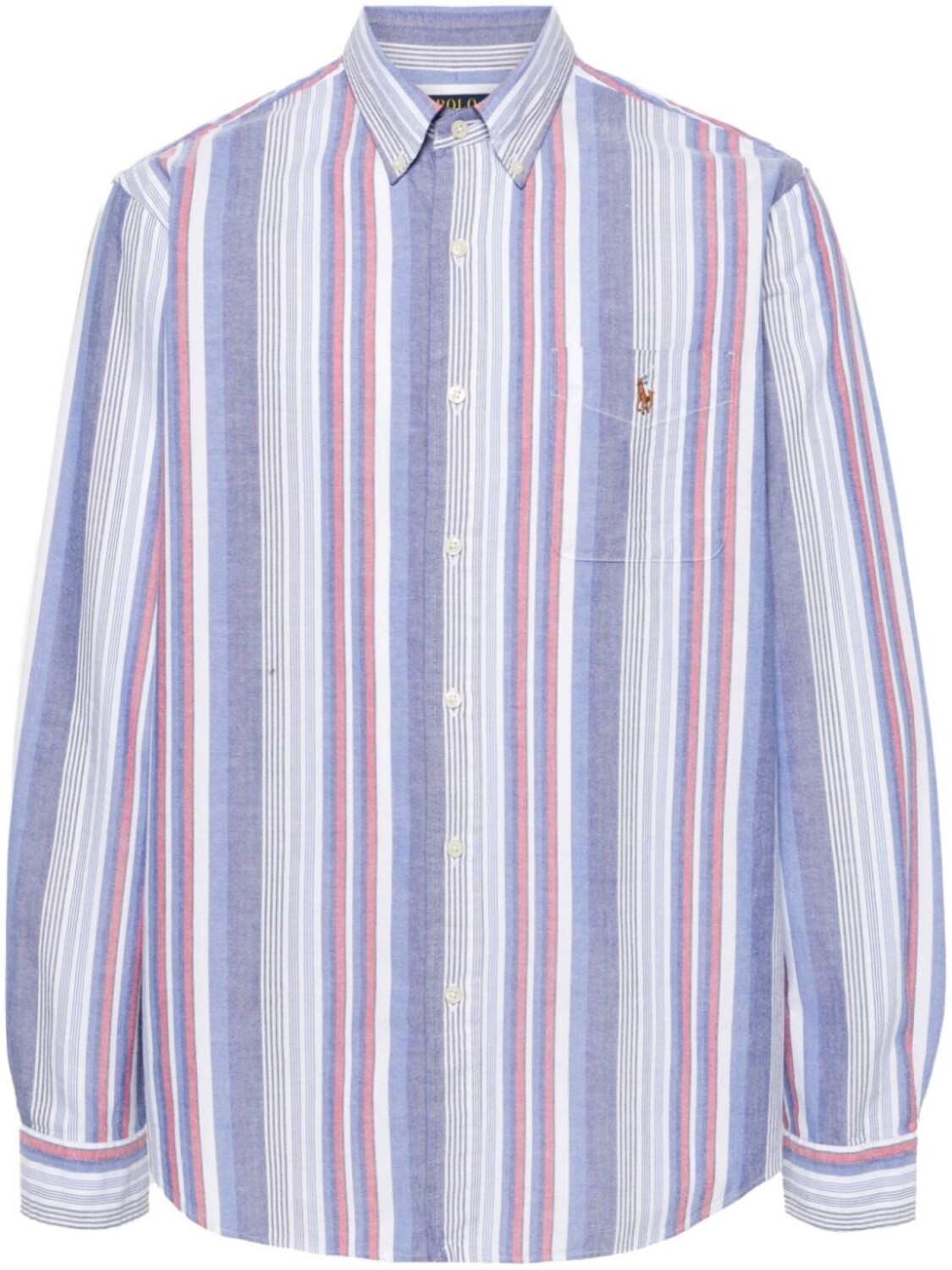 

Polo Ralph Lauren рубашка с вышивкой Polo Pony, синий