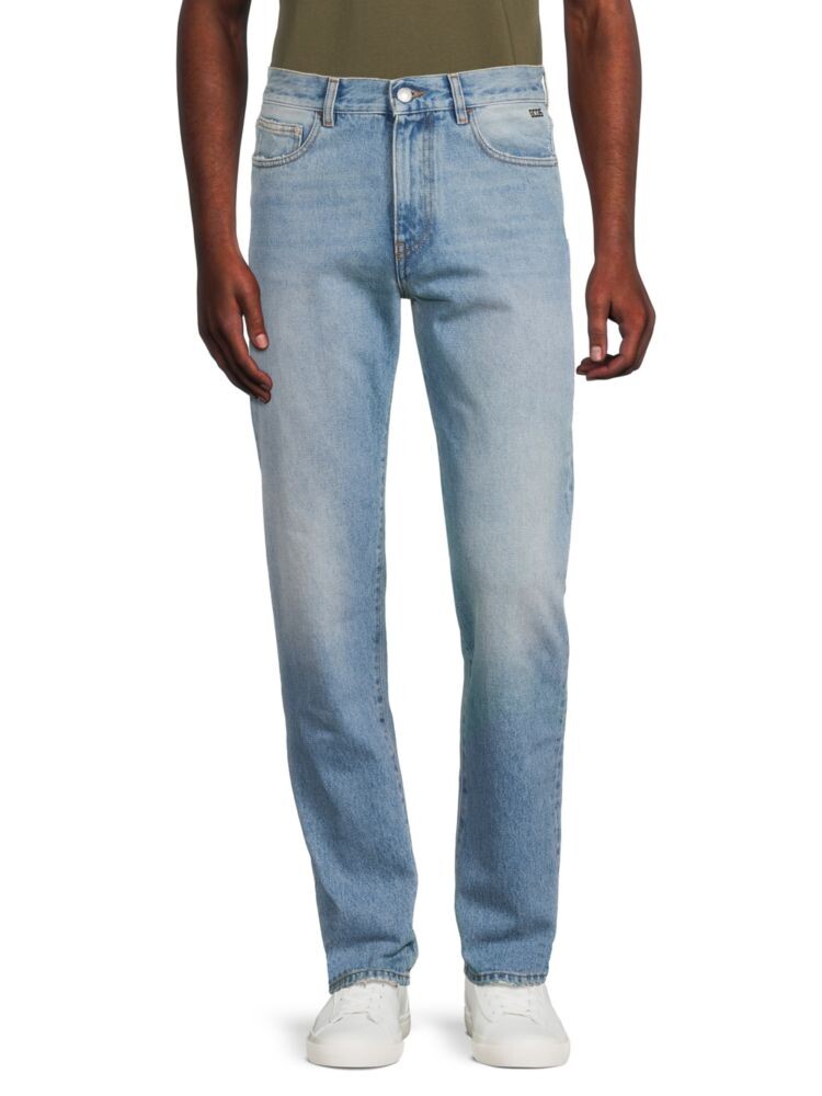 

Джинсы с эффектом потертости Gcds, цвет Light Blue