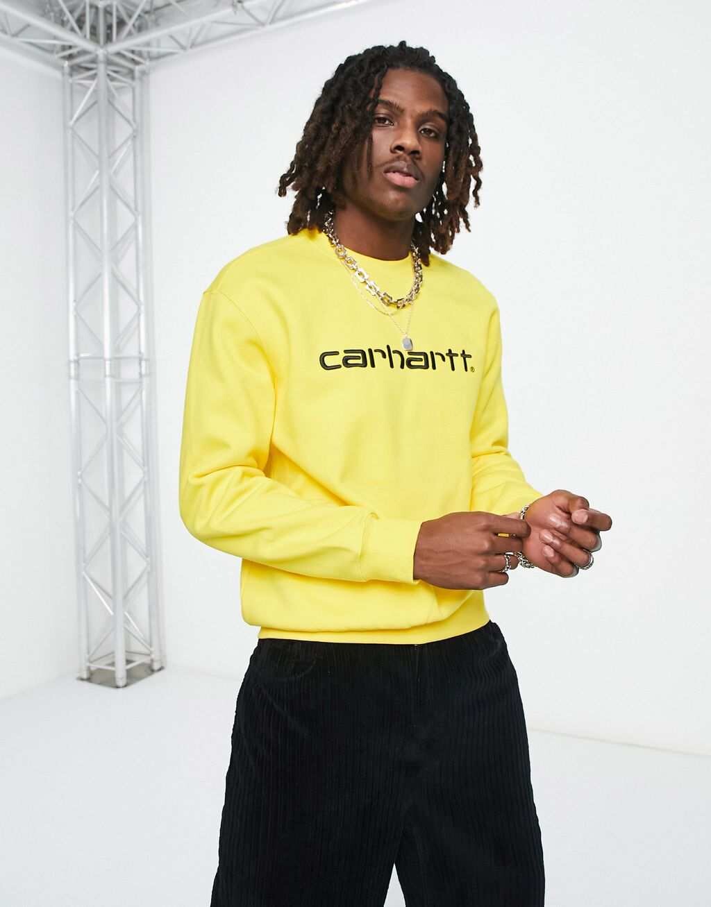 

Надпись Carhartt WIP желтого цвета, Желтый