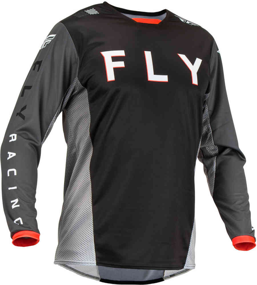 Джерси для мотокросса Fly Racing Kinetic Kore FLY Racing, черный/серый