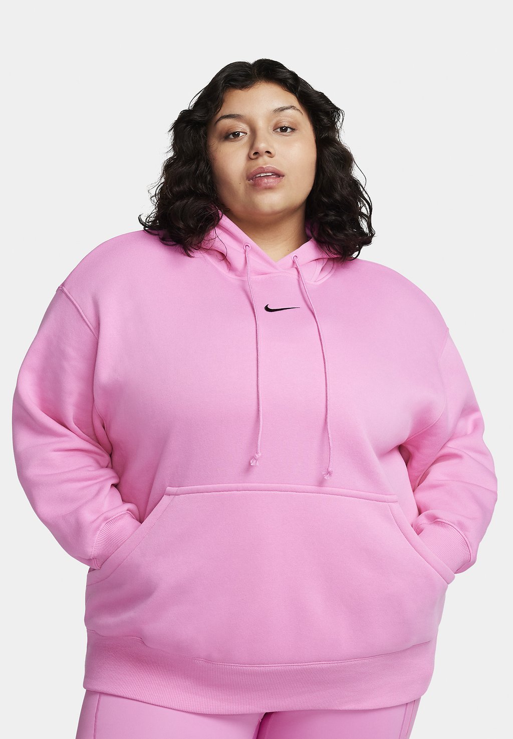 Толстовка с капюшоном Nike Sportswear, розовый