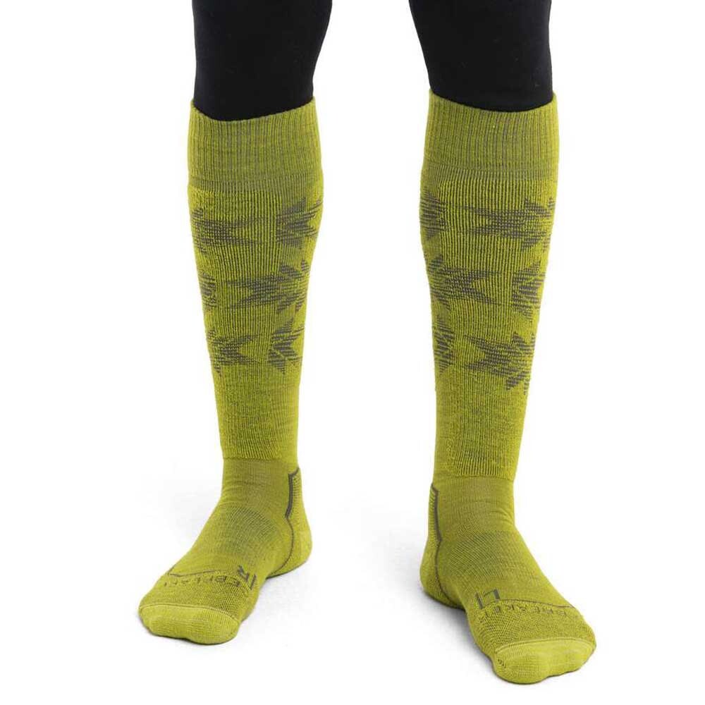 

Носки Icebreaker Ski+ Light OTC Ski Heritage Merino Long, зеленый