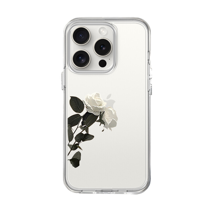 

Чехол для телефона Taowantong Tao Wantong, Plating lens frame - White Haze Rose