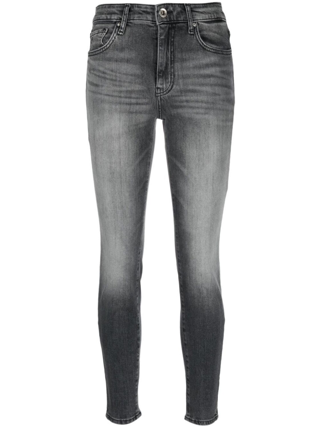 

Armani Exchange джинсы скинни из вареного денима, серый