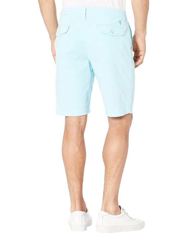 

Шорты U.S. POLO ASSN. Hartford Stretch Twill Shorts, цвет Pool Bar