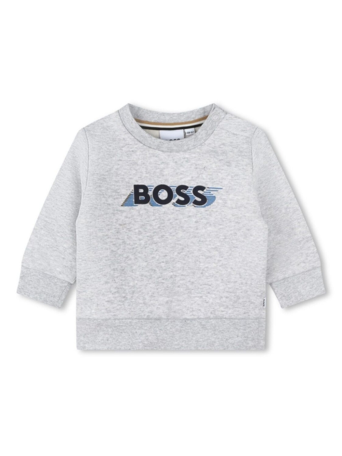 

BOSS Kidswear толстовка с логотипом, серый