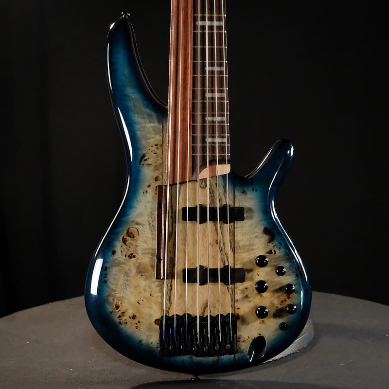 Басс гитара Ibanez Bass Workshop SRAS7 Ashula 7-string Bass Guitar - Cosmic Blue Starburst