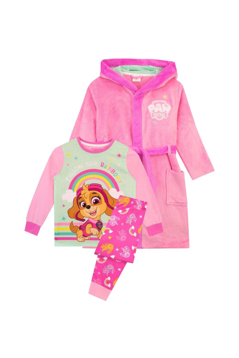 Комплект из халата и пижамы Paw Patrol, розовый цена и фото