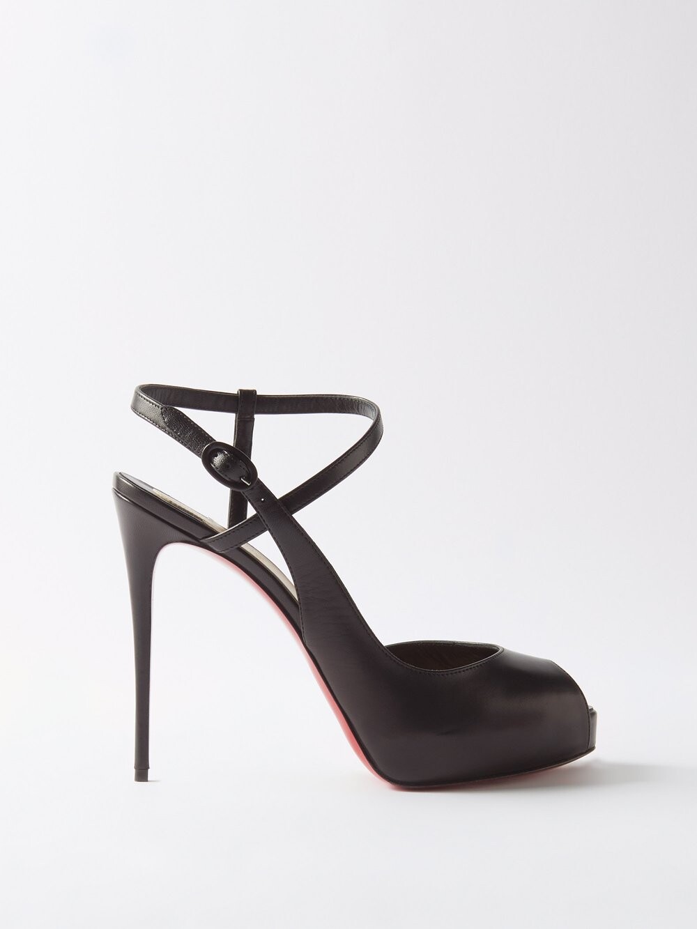 

Jenlove alta 120 кожаные туфли на платформе Christian Louboutin, черный
