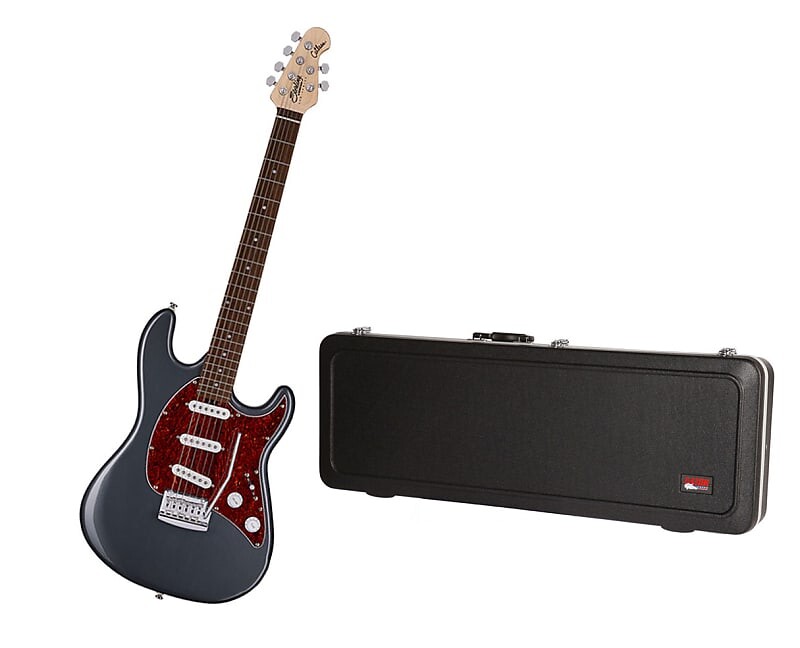 

Электрогитара Sterling by Music Man S.U.B. Cutlass SSS in Charcoal Frost + Gator Hard Case