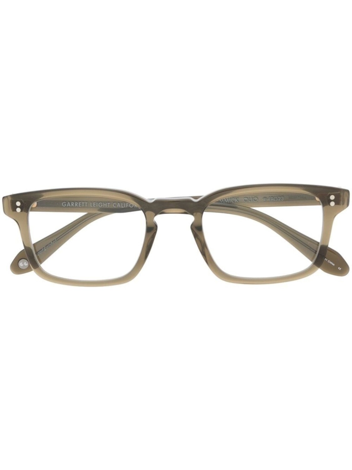 

Garrett Leight очки Dimmick в квадратной оправе, зеленый
