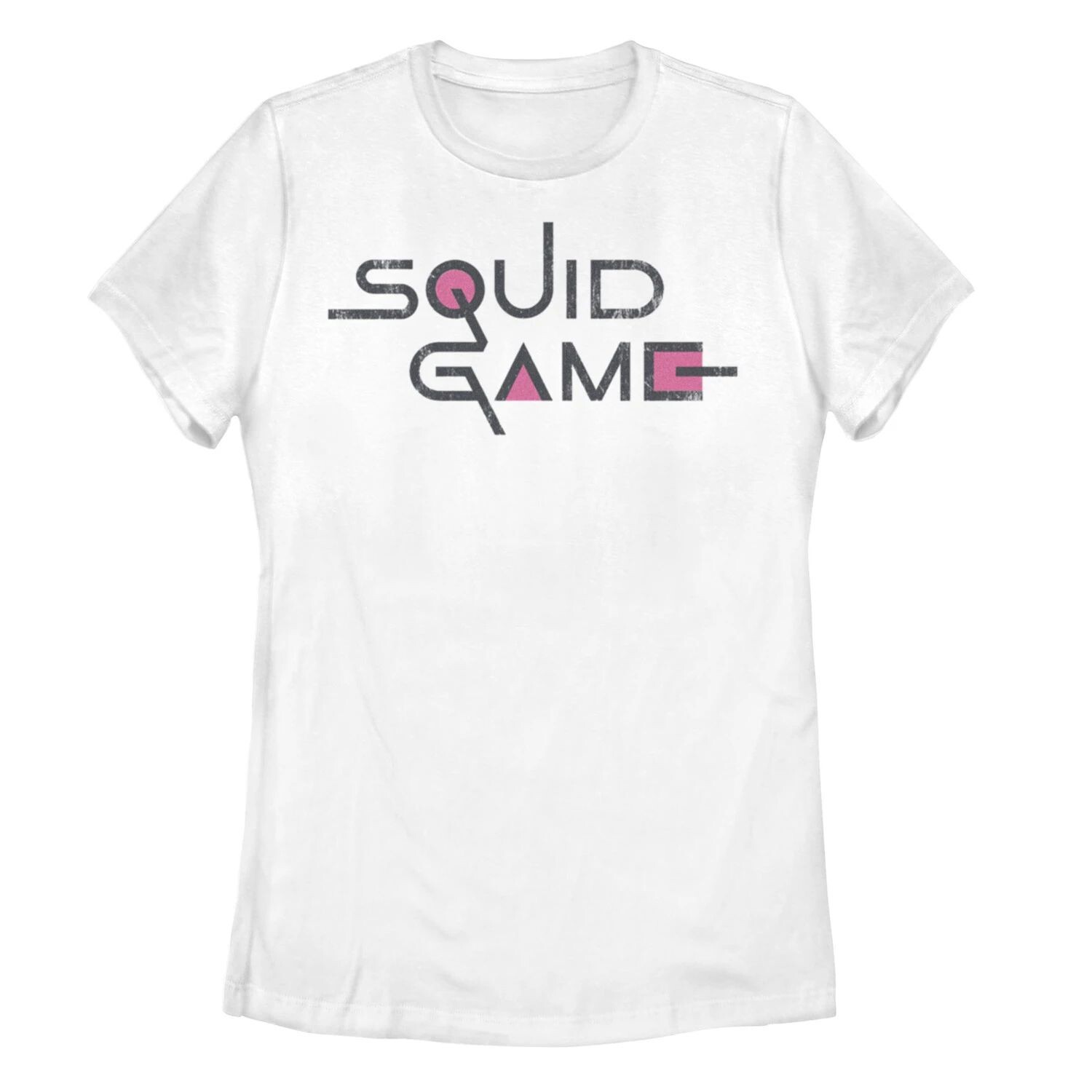 

Футболка с английским названием «Squid Game» для юниоров и поп-логотипом Licensed Character