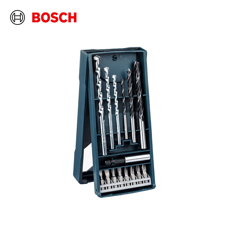 Мини-сверло + набор бит Bosch, 15 штук