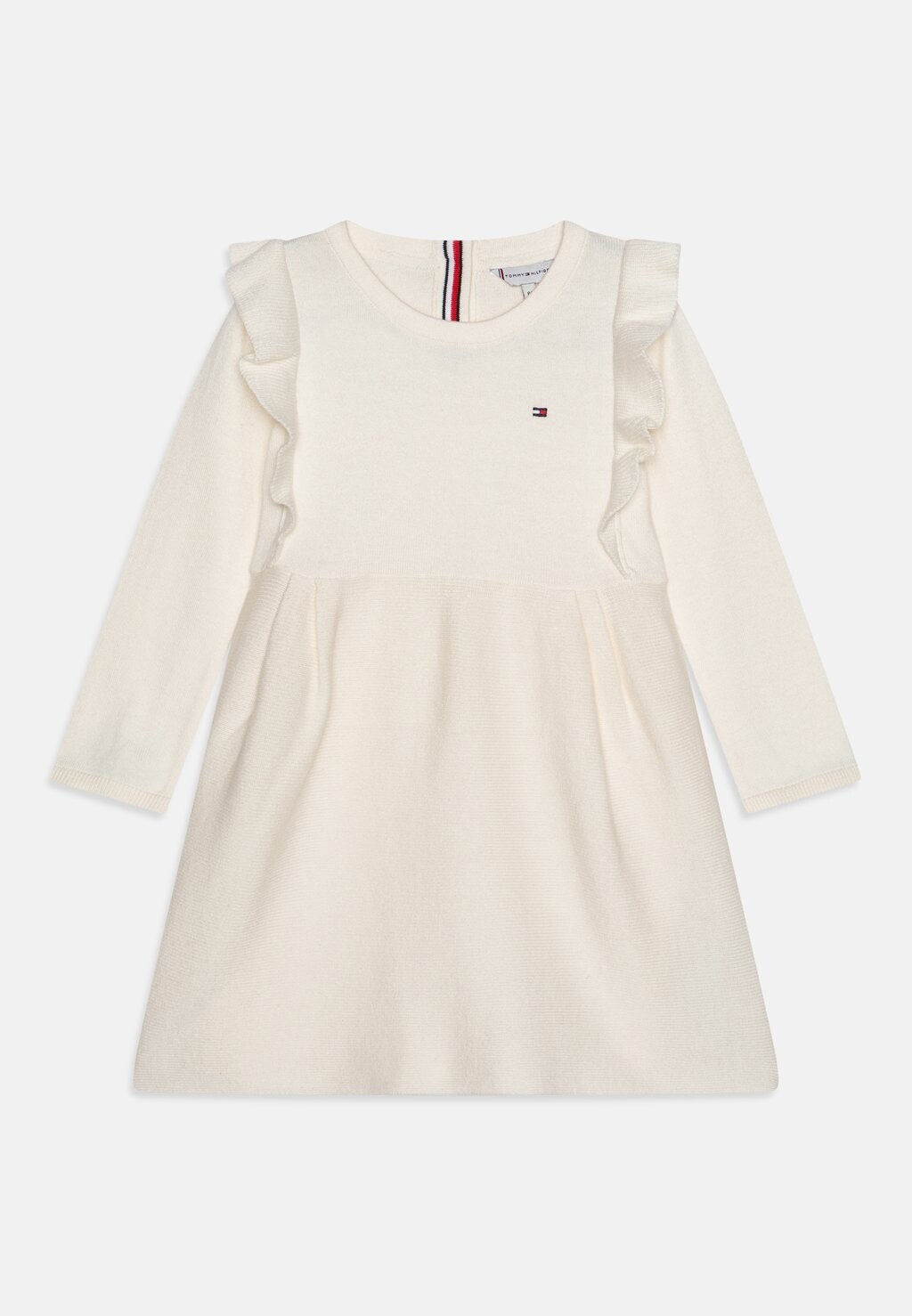 

Трикотажное платье RUFFLE DRESS Tommy Hilfiger, кремовый