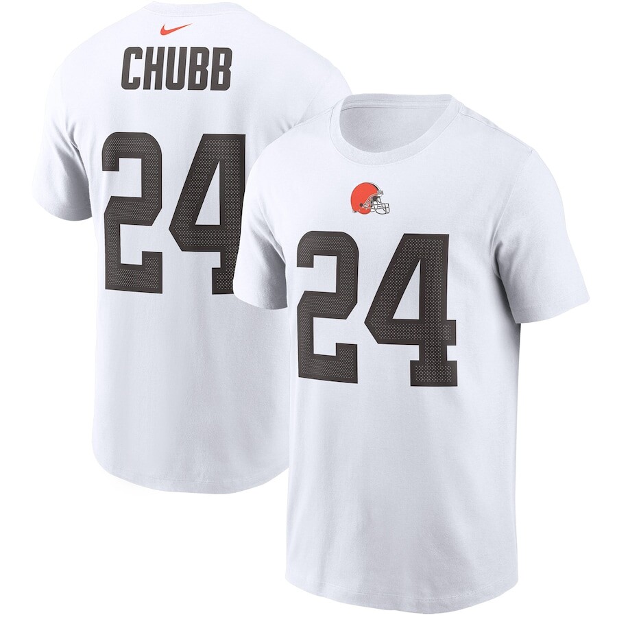

Футболка с именем и номером Nike Cleveland Browns, белый