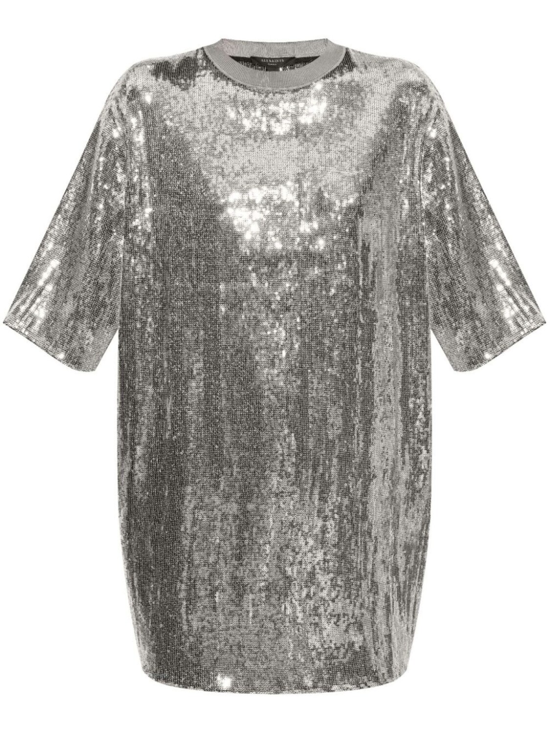 

AllSaints платье цвета опала, серебристый