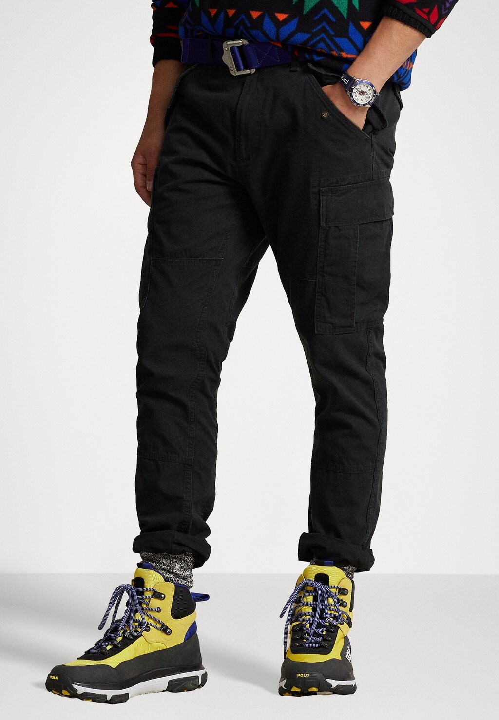 

Брюки карго SLIM FIT PANTS Polo Ralph Lauren, черный