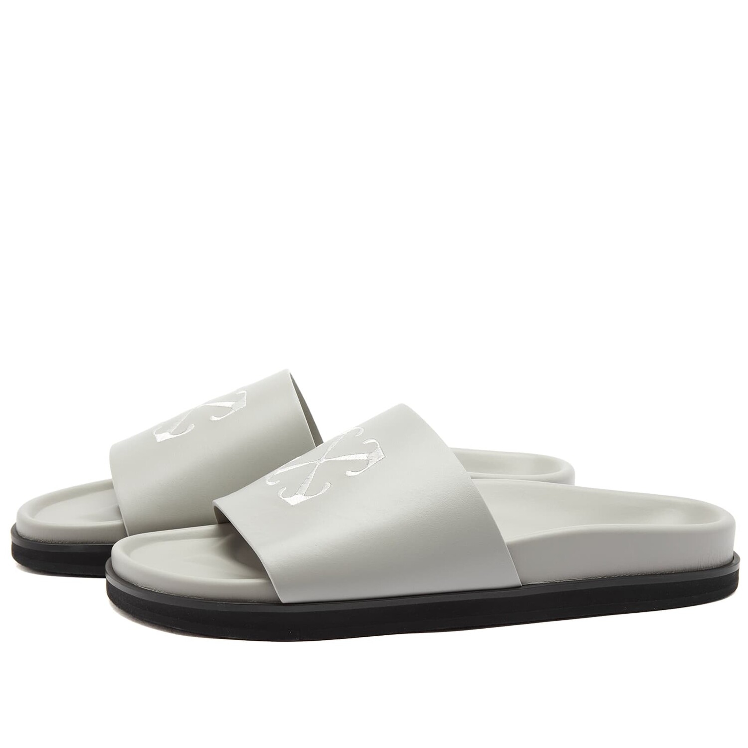 

Сандалии Off-White Pool Time Slide, серый