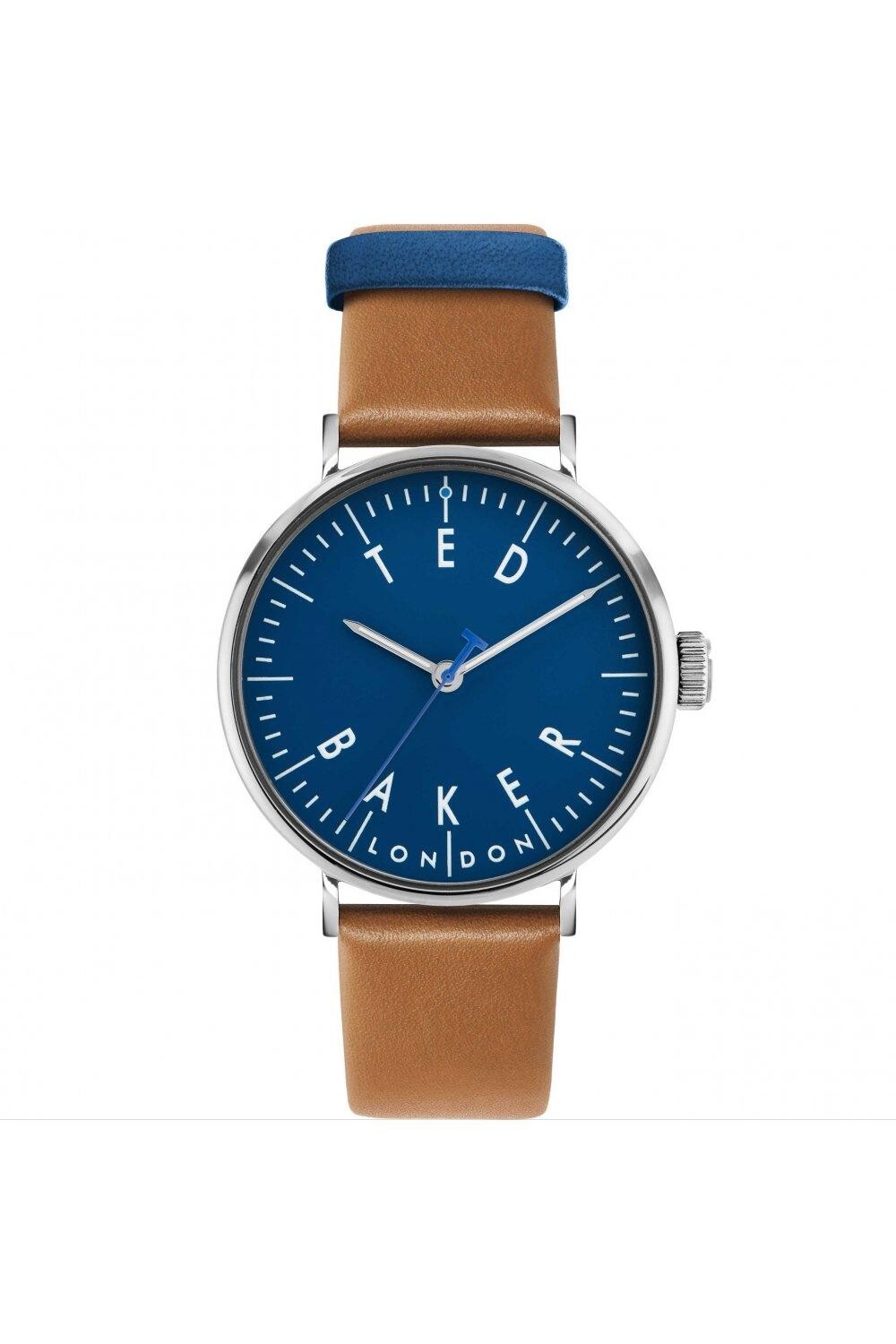 

Модные аналоговые кварцевые часы Dempsey из нержавеющей стали - Bkpdps301 Ted Baker, синий