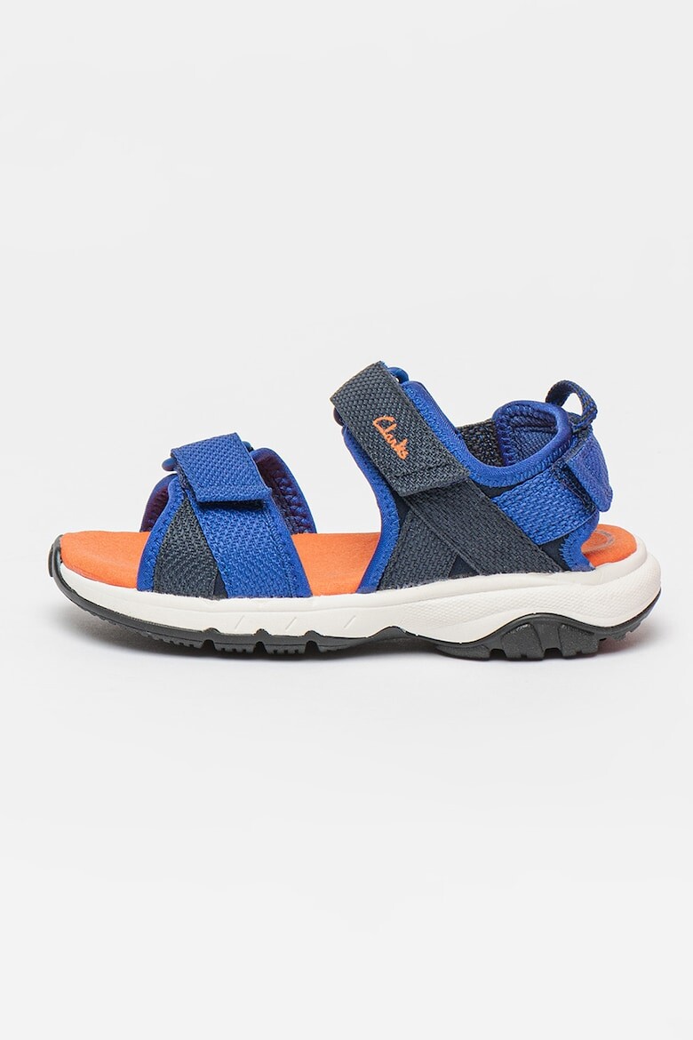 

Текстильные сандалии Expo Sea на липучке Clarks, синий