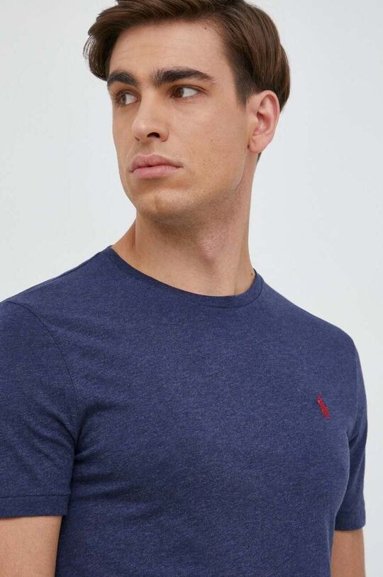 

Хлопковая футболка Polo Ralph Lauren, темно-синий