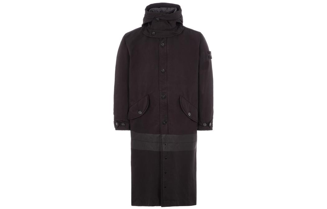 

STONE ISLAND Мужское пальто, цвет Black