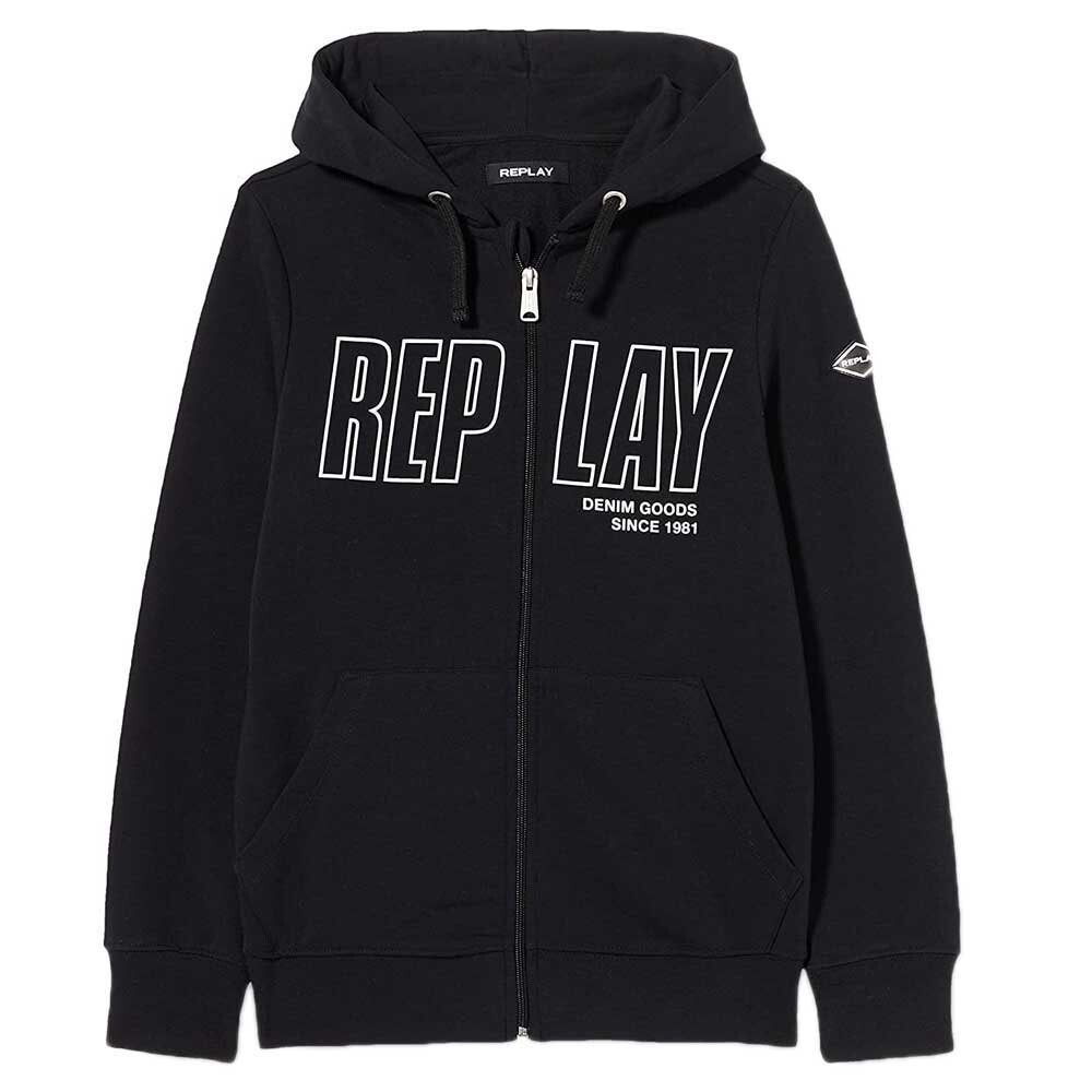 

Толстовка Replay SB2440.020.22739 Full Zip, черный