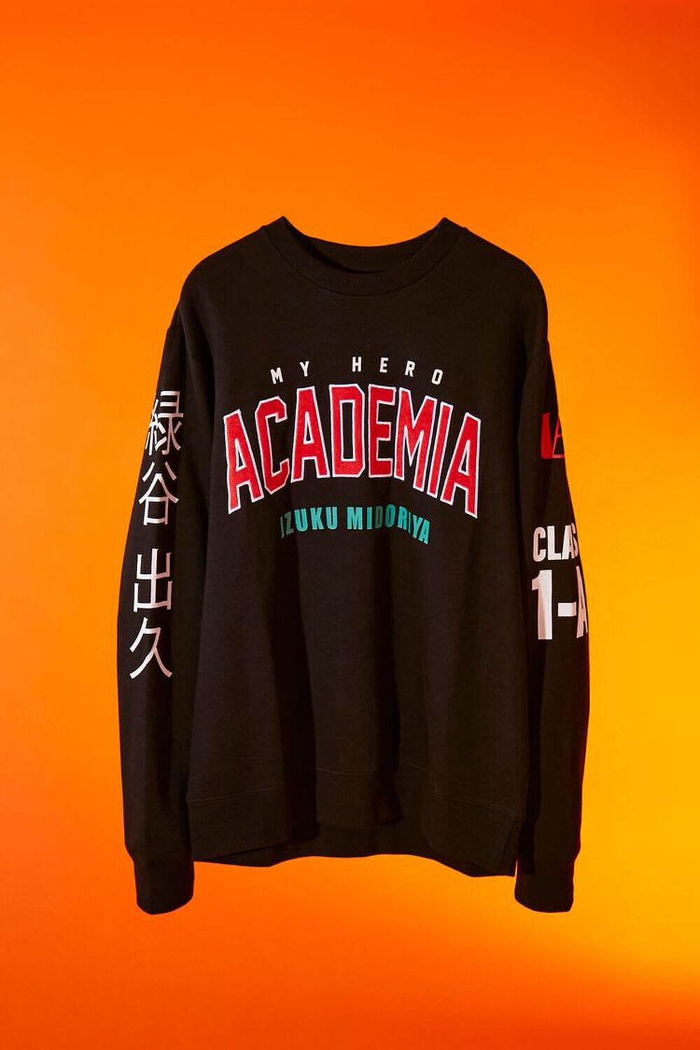 

Пуловер с графическим рисунком My Hero Academia Forever 21, черный