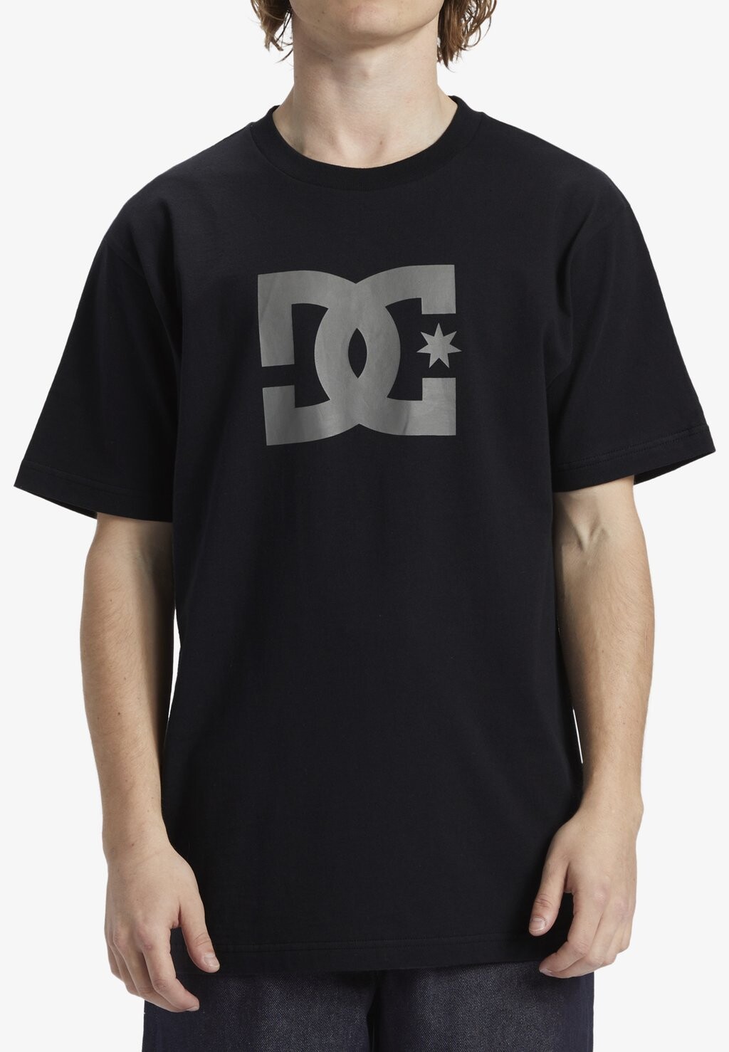 

Футболка с принтом STAR HSS DC Shoes, цвет xkks black pewter