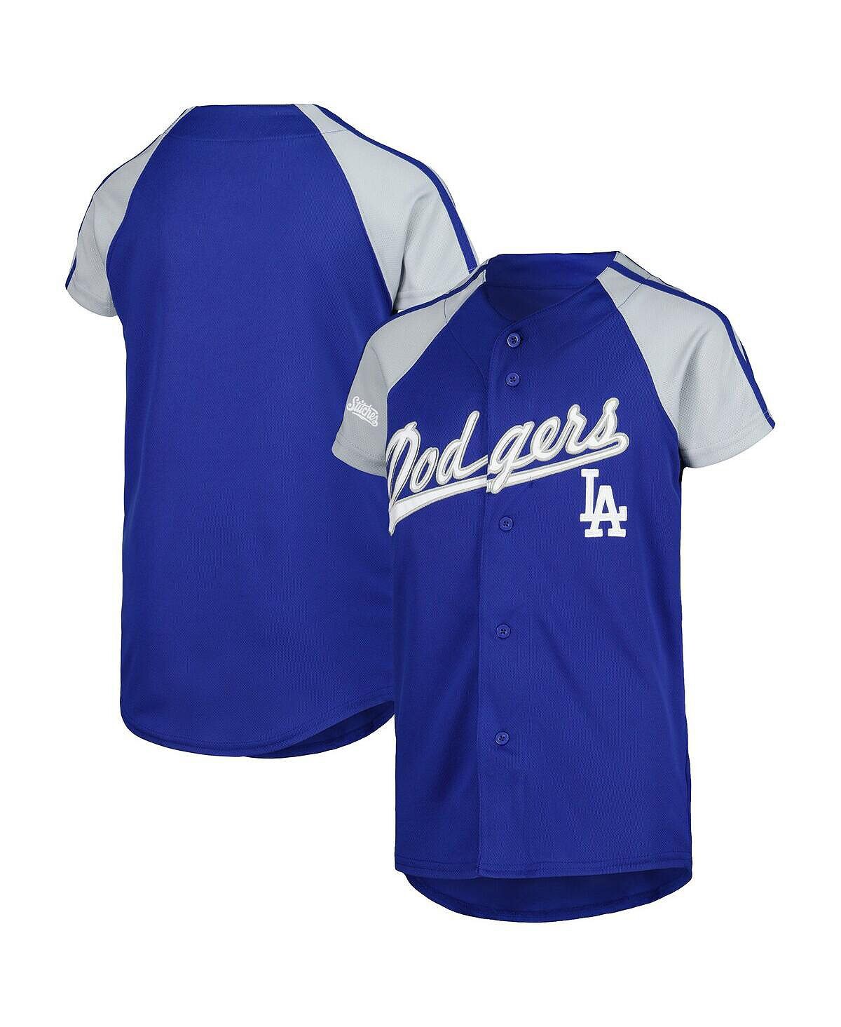 

Серая майка команды Big Boys Royal Los Angeles Dodgers Stitches