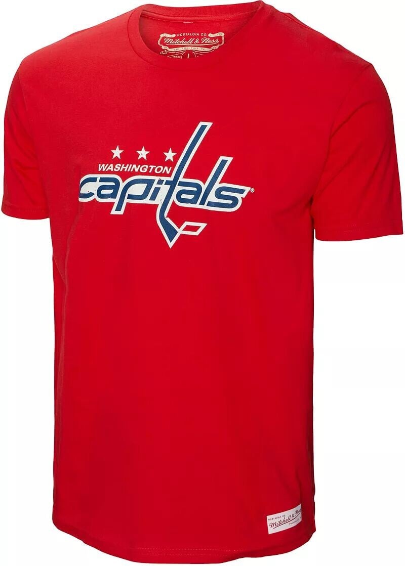 

Красная футболка с логотипом Mitchell & Ness Washington Capitals