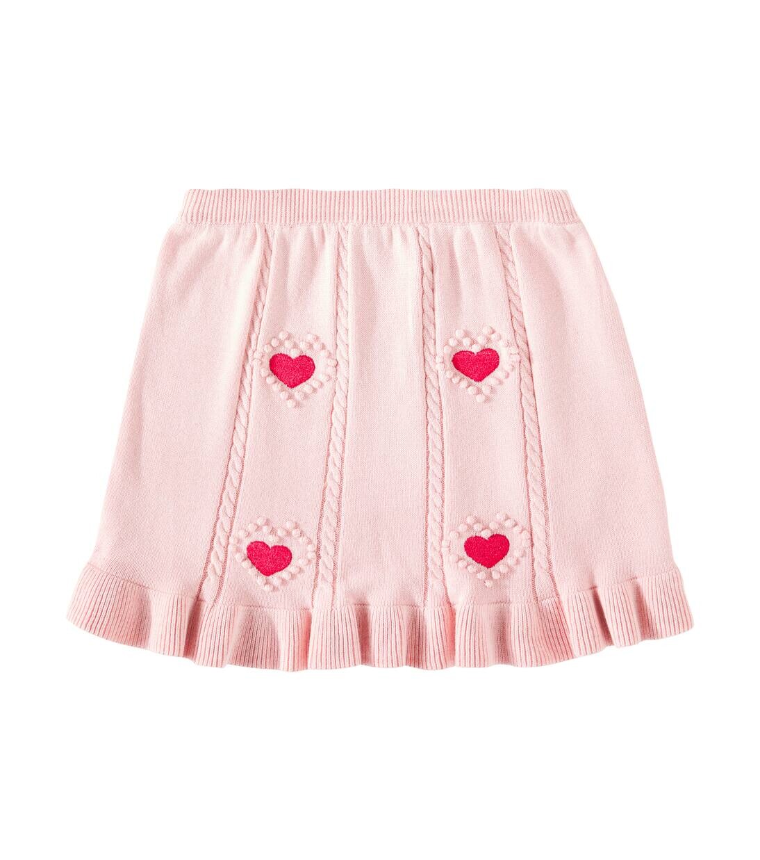 

Юбка Soleil из хлопка с вышивкой Konges Sløjd, цвет silver pink