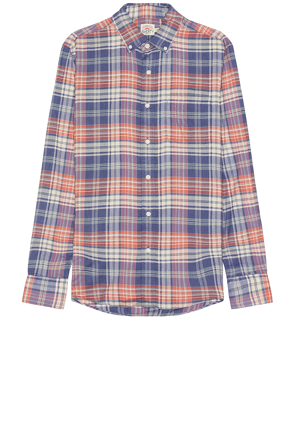 Рубашка Faherty The All Time, цвет Autumn Plaid