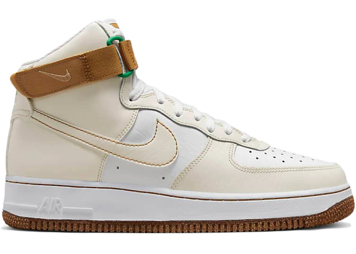 

Кроссовки Nike Air Force 1 High '07 LV8 EMB мужские, белый / коричневый