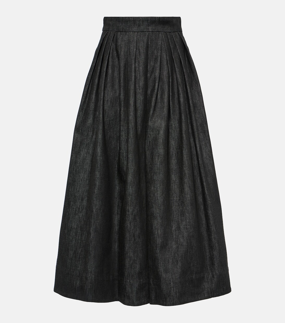 

Джинсовая юбка макси dindy со складками 'S Max Mara, черный