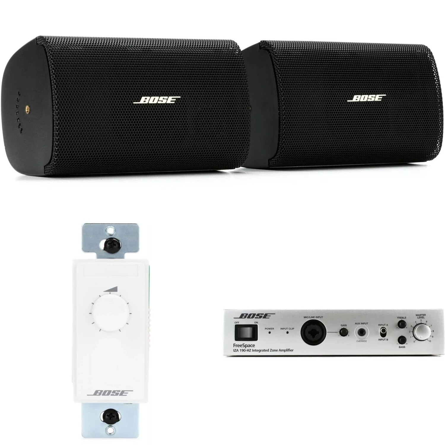 

Комплект для установки Bose Professional в розничном магазине для коммерческой установки с динамиками для поверхностного монтажа