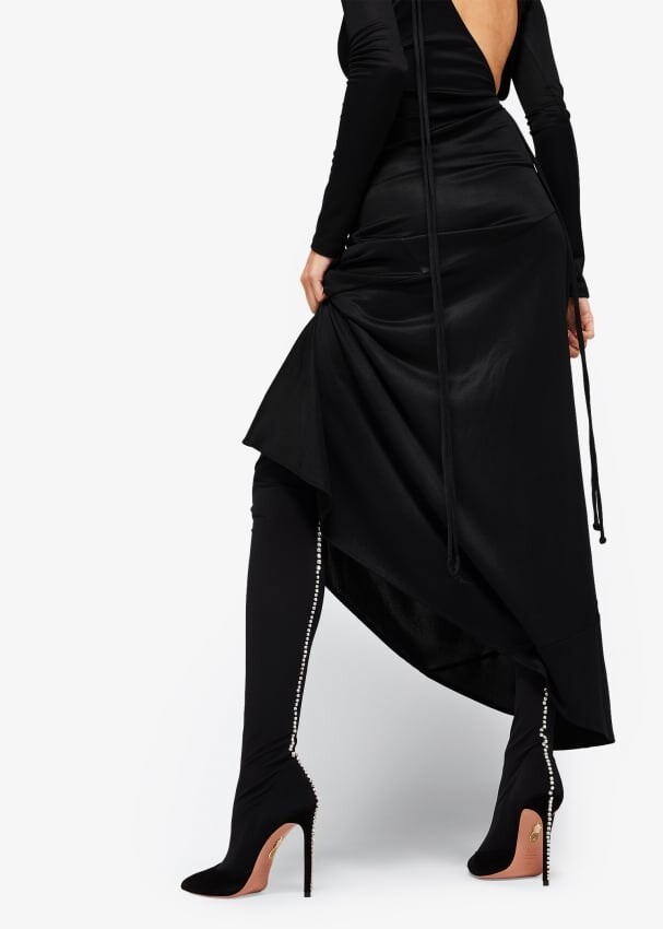 

Ботинки Aquazzura Sky Fall 105, черный