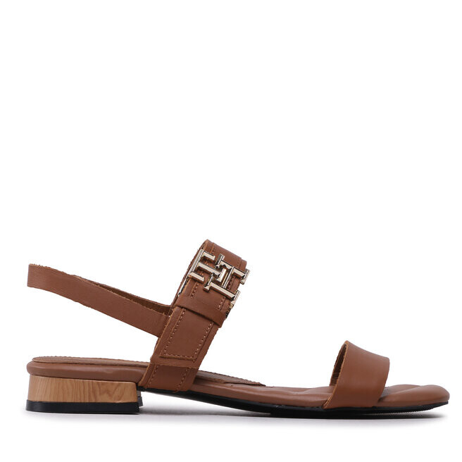 

Сандалии Tommy Hilfiger Hardware Flat Sandal FW0FW07094 Summer Cognac GU9, коричневый