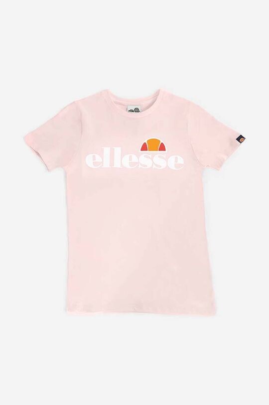 

Детская хлопковая футболка Ellesse, розовый