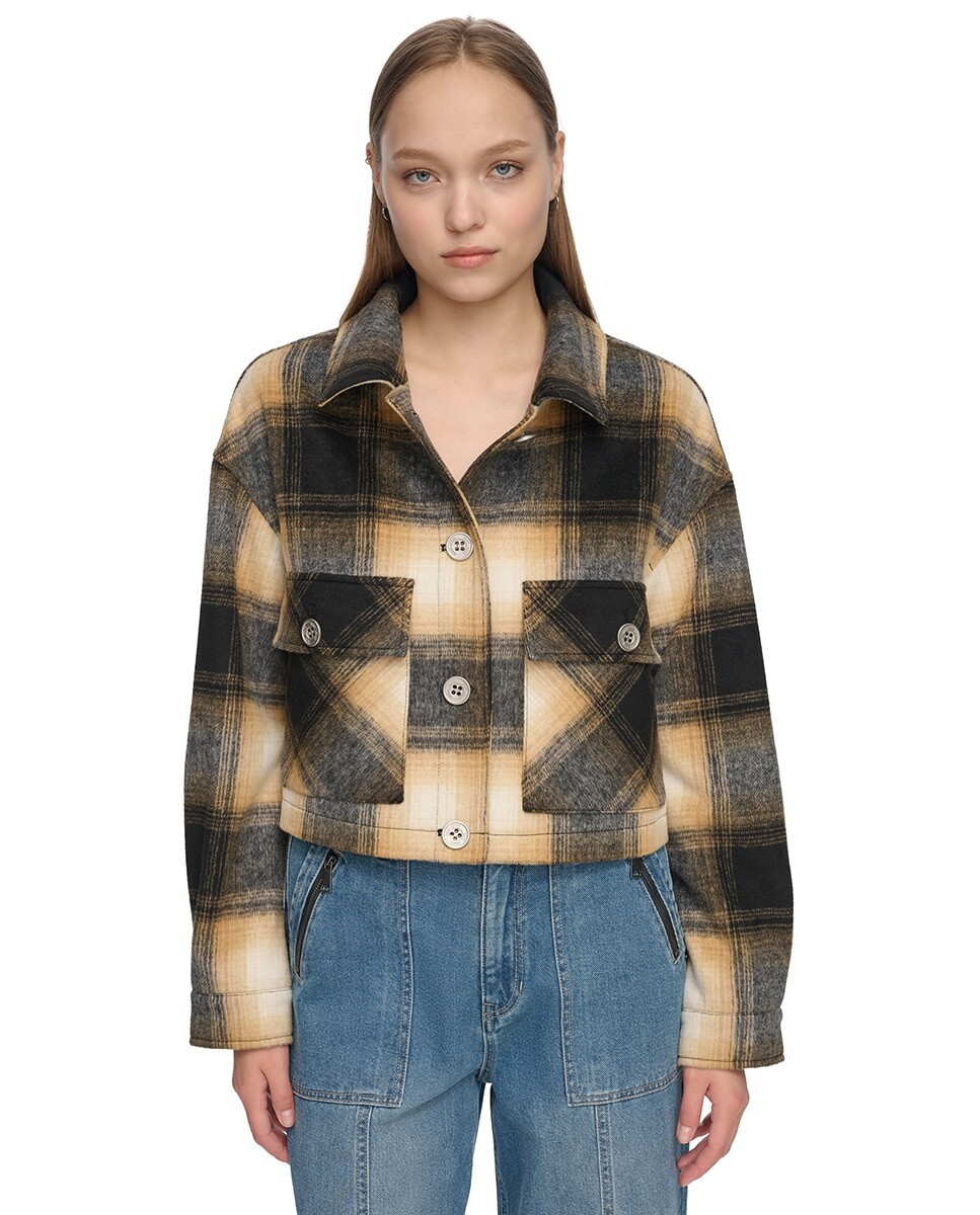 

Разноцветный женский жакет с круглым вырезом Dkny Jeans, мультиколор