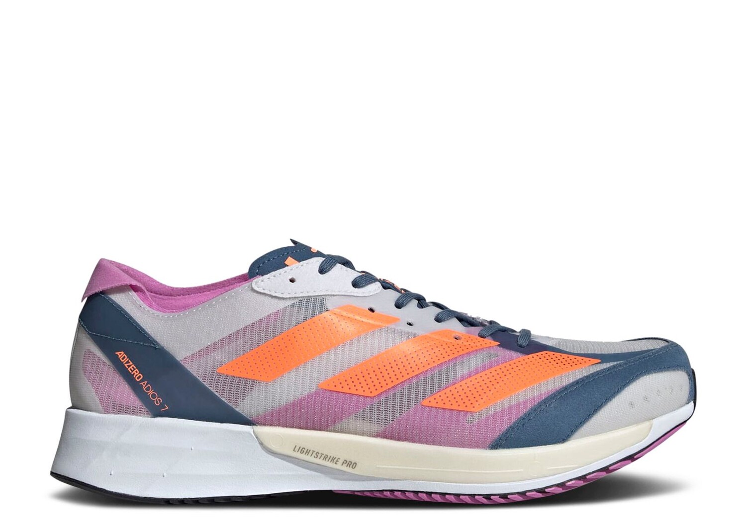 

Кроссовки adidas Adizero Adios 7 'Dash Grey Solar Orange', серый