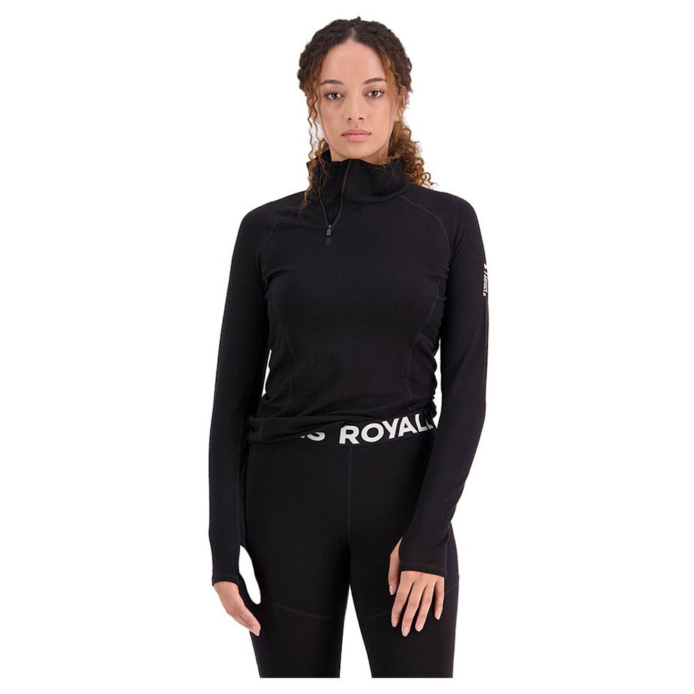 

Базовый слой Mons Royale Olympus Half Zip, черный